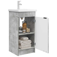 Badkamermeubel met Wasbak Betongrijs 42 x 40 x 84,5 cm