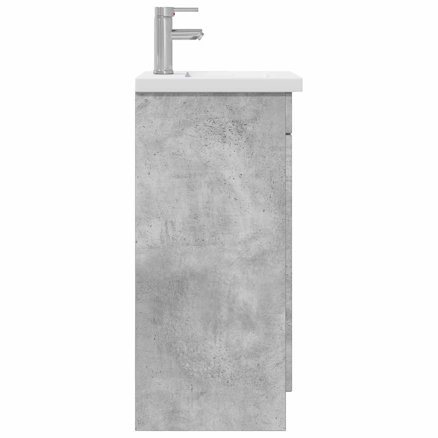 Badkamermeubel met Wasbak Betongrijs 42 x 40 x 84,5 cm