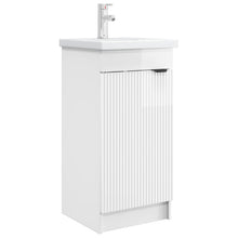 Badkamermeubel met Wasbak Hoogglans Wit 42 x 40 x 84,5 cm