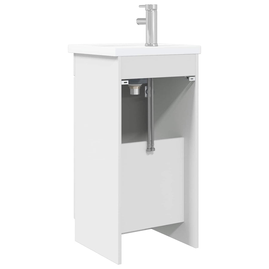 Badkamermeubel met Wasbak Hoogglans Wit 42 x 40 x 84,5 cm