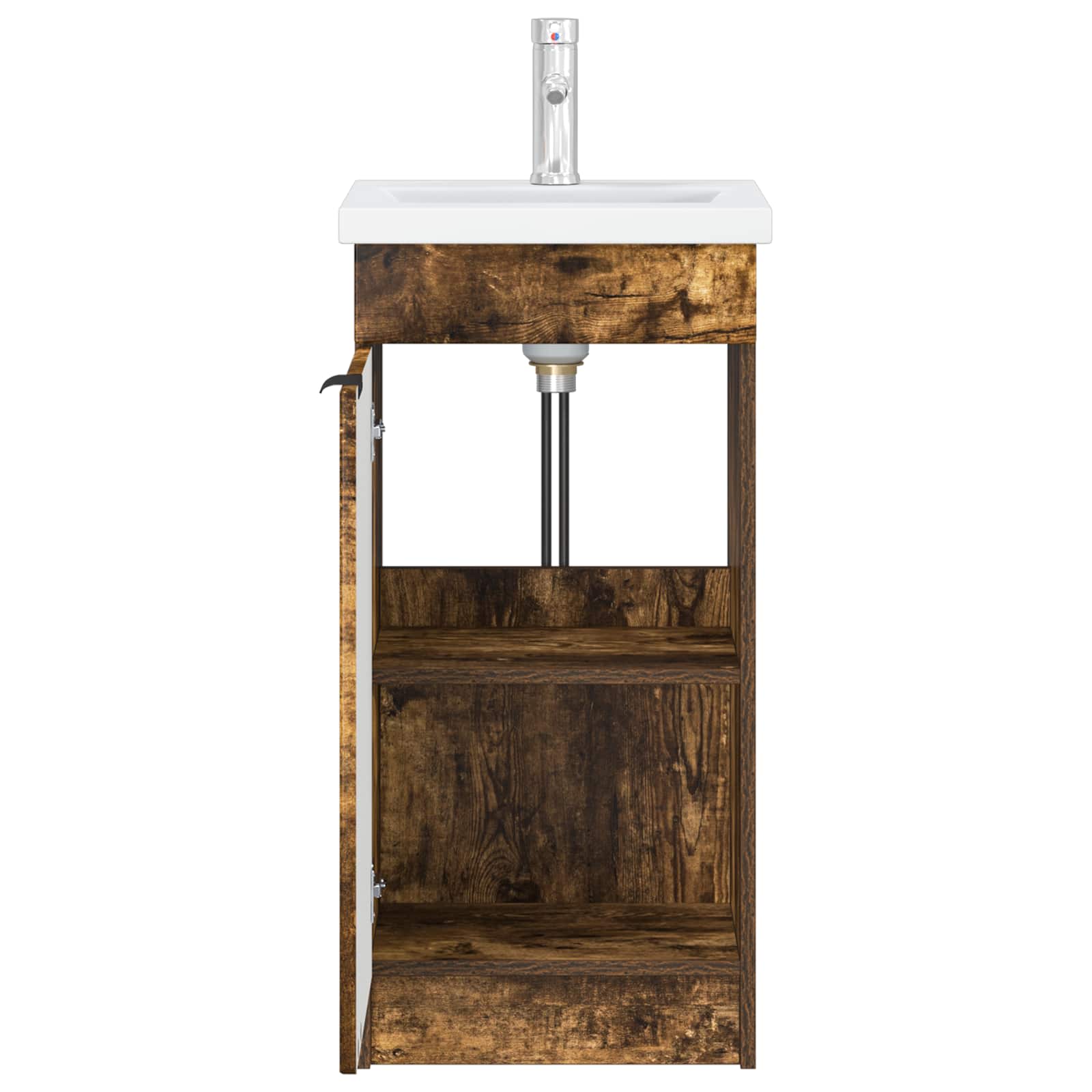 Badkamermeubel met Wasbak Gerookt eiken 42 x 40 x 84,5 cm