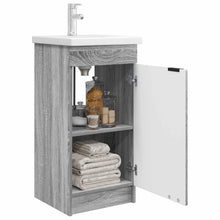 Badkamermeubel met Wasbak Grijs Sonoma 42 x 40 x 84,5 cm
