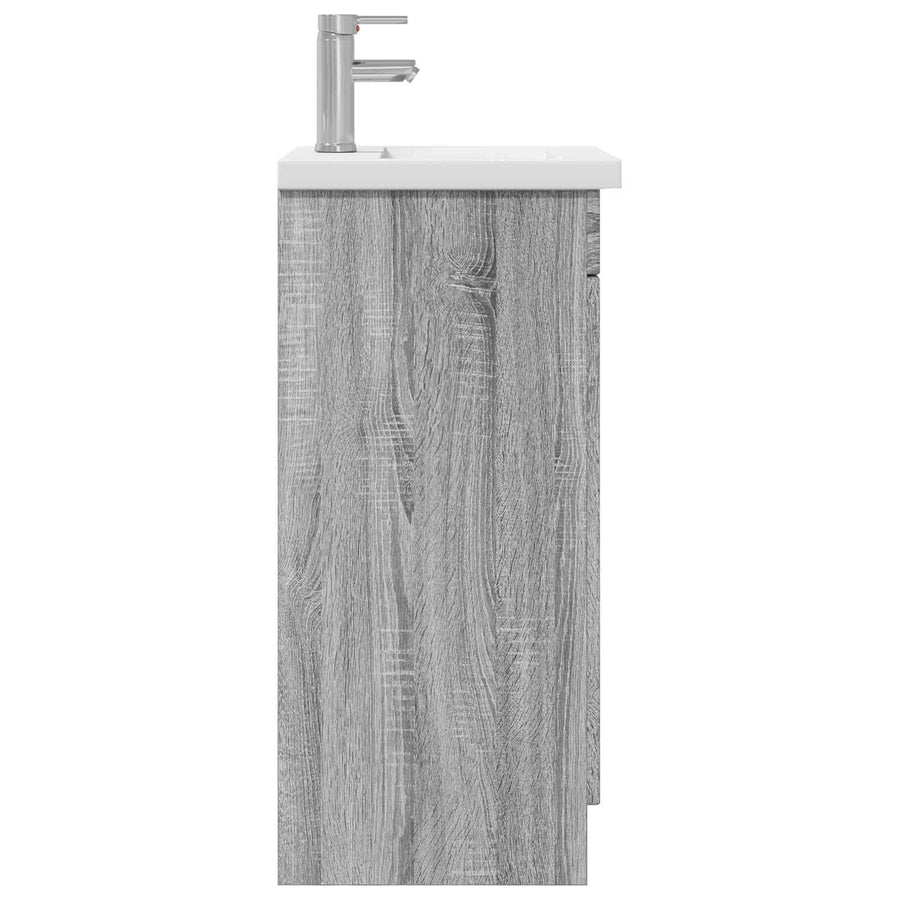 Badkamermeubel met Wasbak Grijs Sonoma 42 x 40 x 84,5 cm