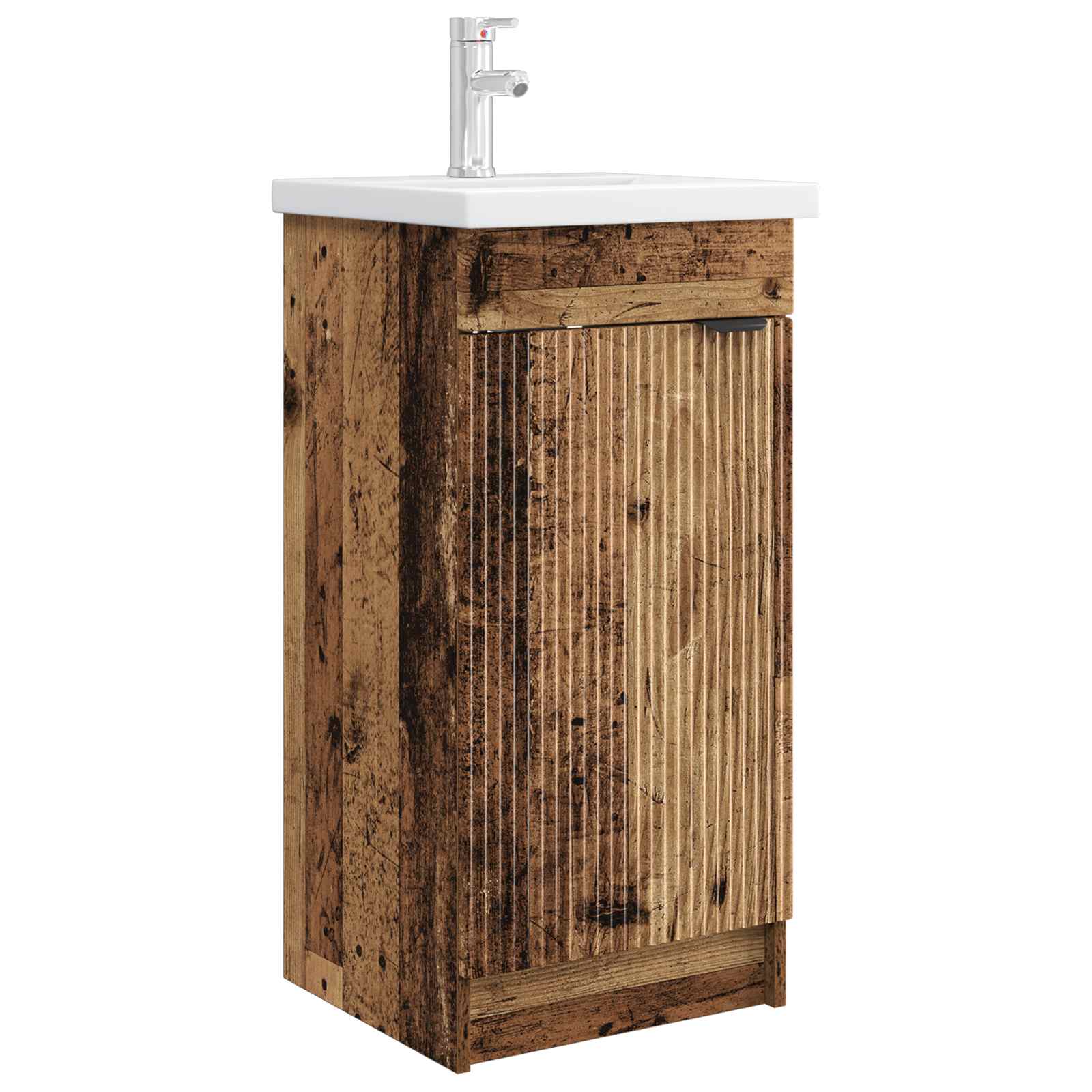 Badkamermeubel met Wasbak Oud hout 42 x 40 x 84,5 cm