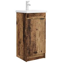 Badkamermeubel met Wasbak Oud hout 42 x 40 x 84,5 cm