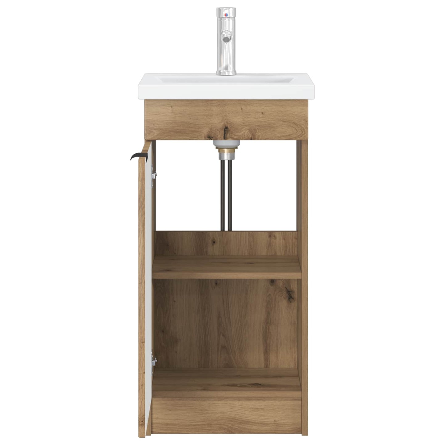 Badkamermeubel met Wasbak Artisanaal eiken 42 x 40 x 84,5 cm
