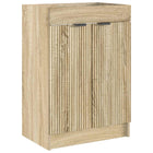 Badkamerkast onder wastafel 56x37,5x81 cm spaanplaat eiken