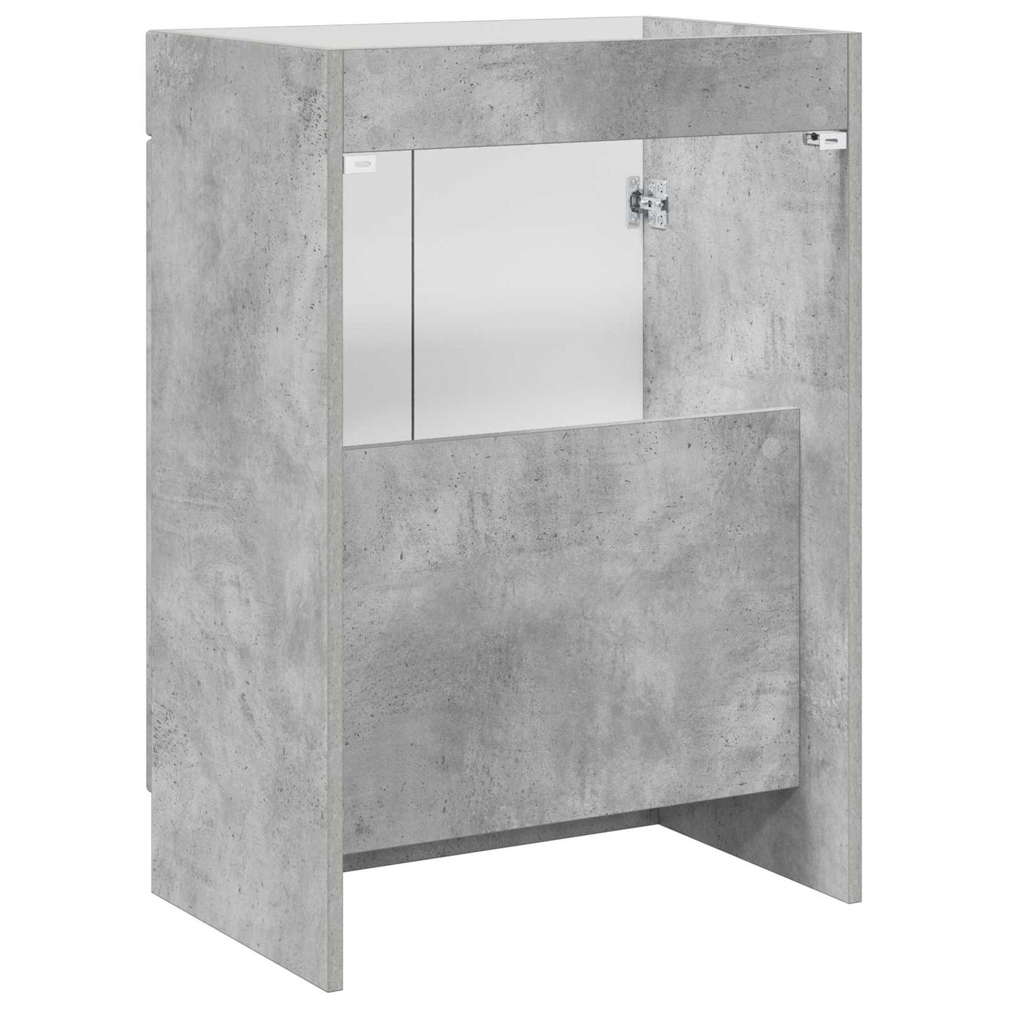 Badkamer onder wastafel kast Betongrijs 56 x 37,5 x 81 cm