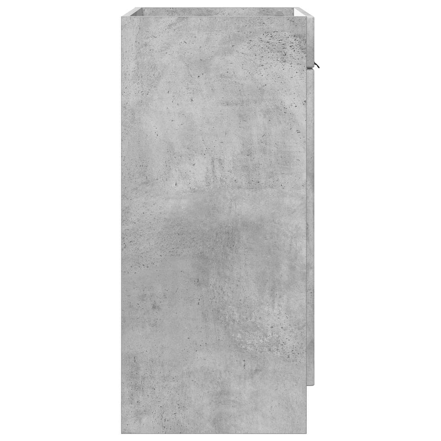 Badkamer onder wastafel kast Betongrijs 56 x 37,5 x 81 cm