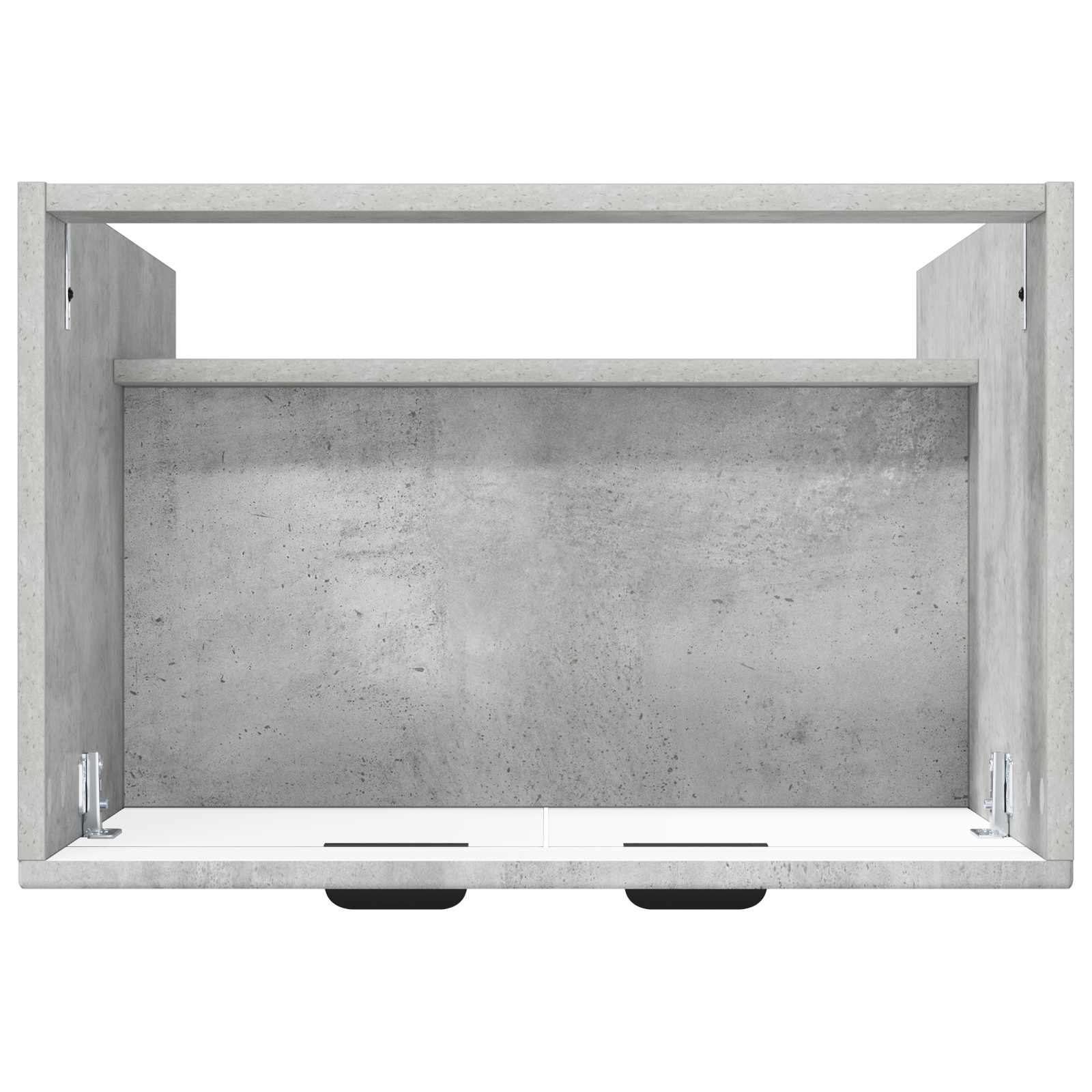 Badkamer onder wastafel kast Betongrijs 56 x 37,5 x 81 cm