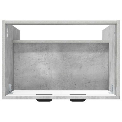 Badkamer onder wastafel kast Betongrijs 56 x 37,5 x 81 cm