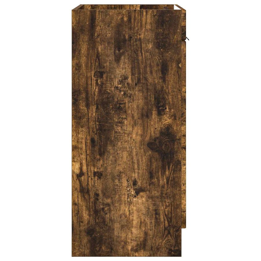 Badkamer onder wastafel kast Gerookt eiken 56 x 37,5 x 81 cm