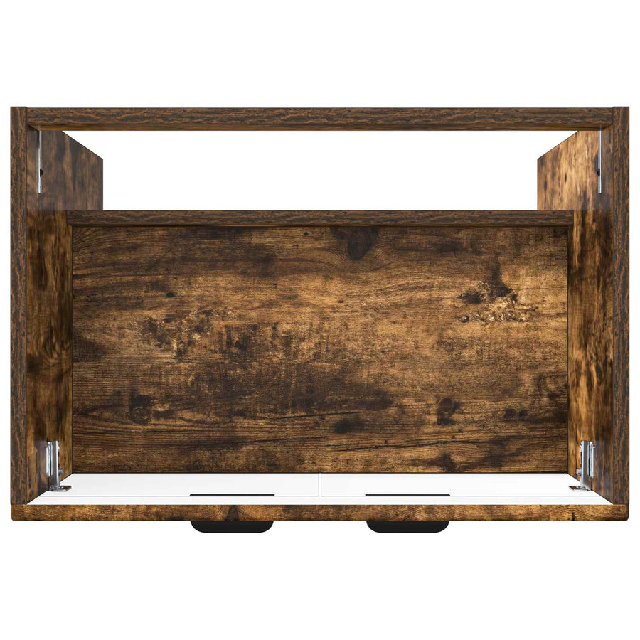 Badkamer onder wastafel kast Gerookt eiken 56 x 37,5 x 81 cm