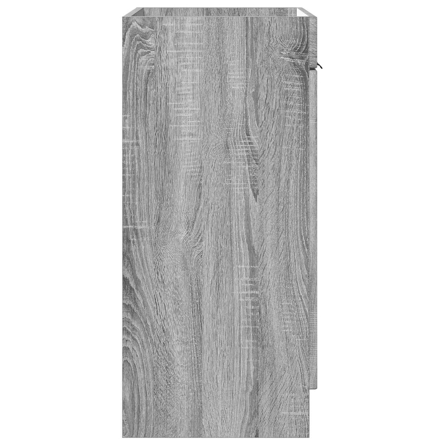 Badkamer onder wastafel kast Grijs Sonoma 56 x 37,5 x 81 cm