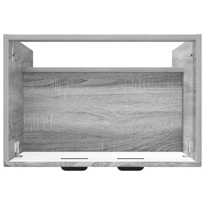 Badkamer onder wastafel kast Grijs Sonoma 56 x 37,5 x 81 cm