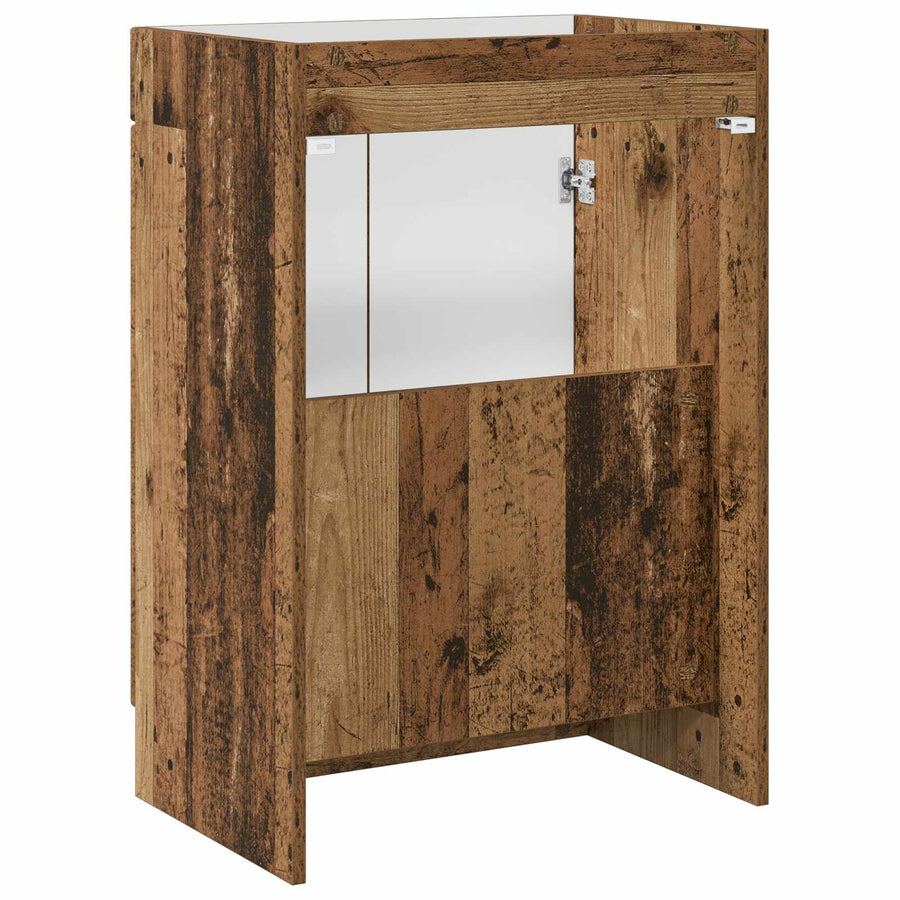 Badkamer onder wastafel kast Oud hout 56 x 37,5 x 81 cm