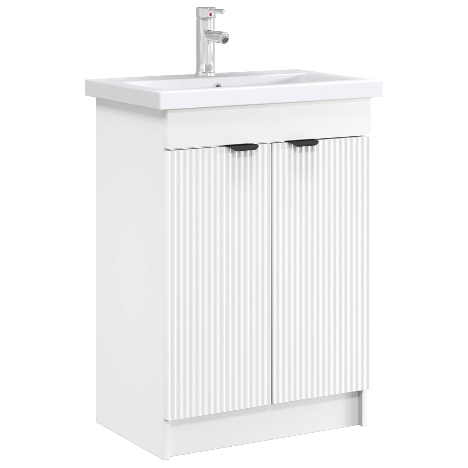 Badkamer onder wastafel kast Wit 78,5 x 37,5 x 81 cm