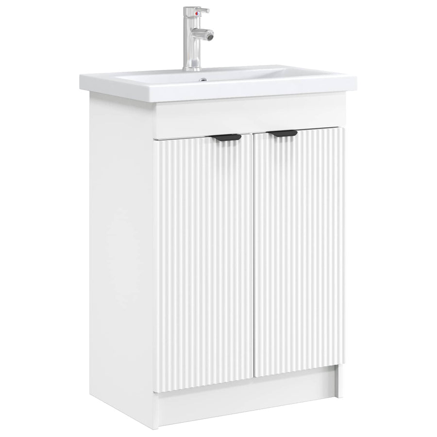 Badkamer onder wastafel kast Wit 78,5 x 37,5 x 81 cm