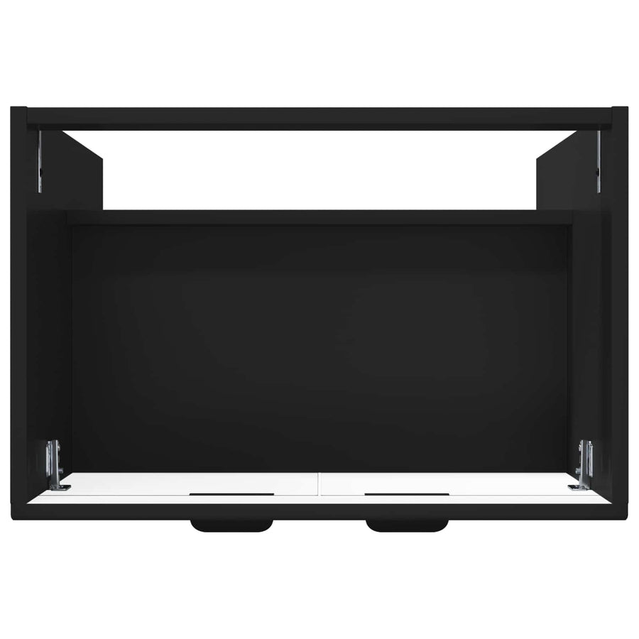 Badkamer onder wastafel kast Zwart 78,5 x 37,5 x 81 cm