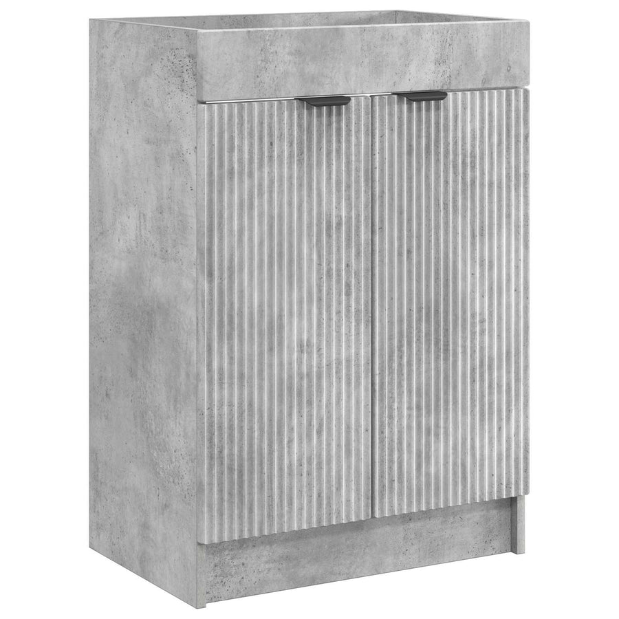 Badkamer onder wastafel kast Betongrijs 78,5 x 37,5 x 81 cm