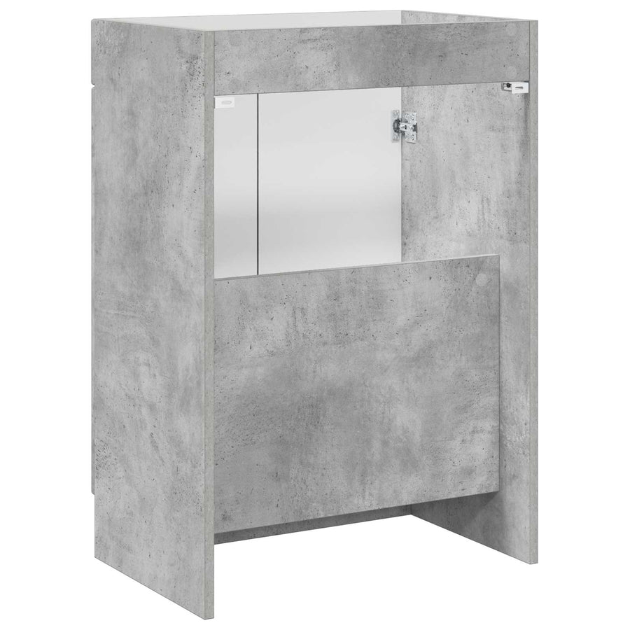 Badkamer onder wastafel kast Betongrijs 78,5 x 37,5 x 81 cm