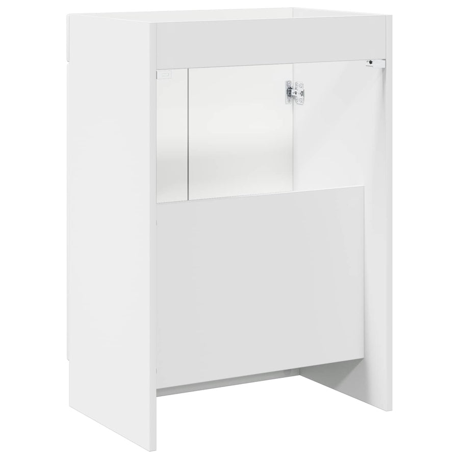 Badkamer onder wastafel kast Hoogglans Wit 78,5 x 37,5 x 81 cm