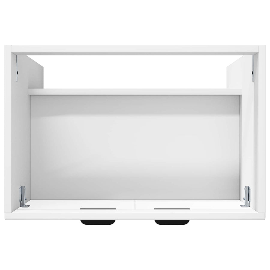 Badkamer onder wastafel kast Hoogglans Wit 78,5 x 37,5 x 81 cm
