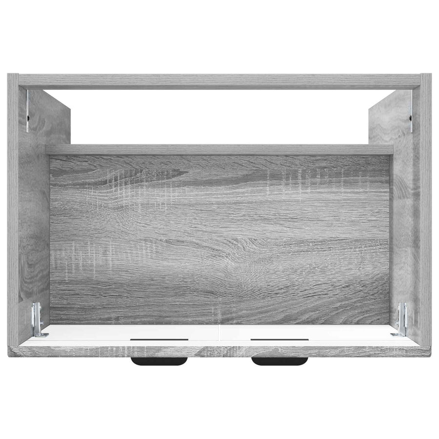 Badkamer onder wastafel kast Grijs Sonoma 78,5 x 37,5 x 81 cm