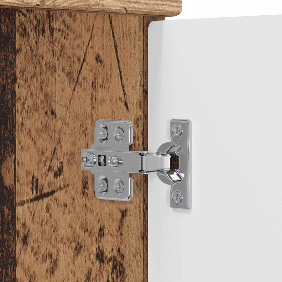 Badkamer onder wastafel kast Oud hout 78,5 x 37,5 x 81 cm