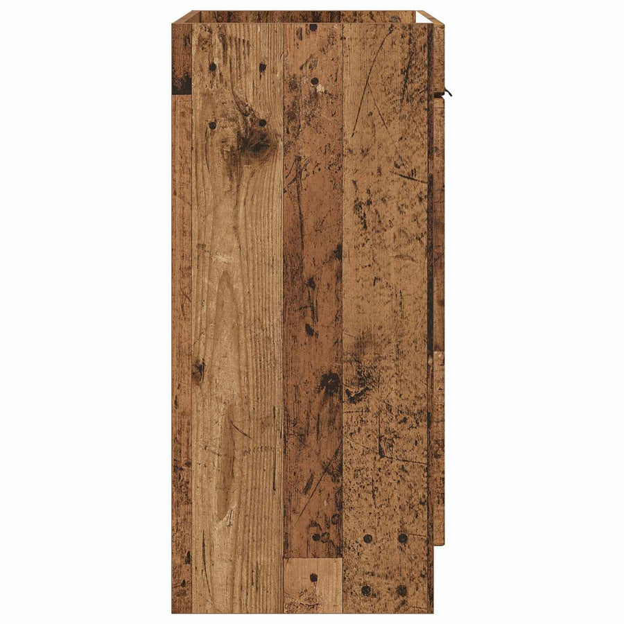 Badkamer onder wastafel kast Oud hout 78,5 x 37,5 x 81 cm
