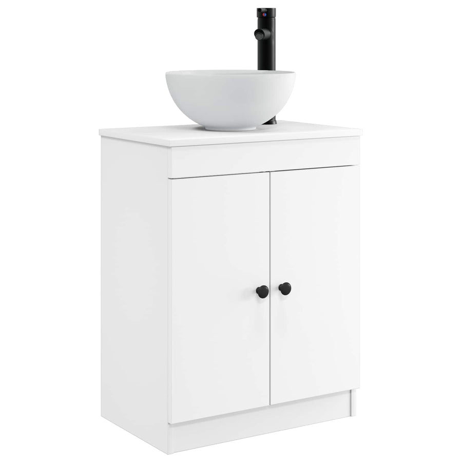 Badkamermeubel met Wasbak Wit 54 x 35 x 83 cm Bewerkt hout