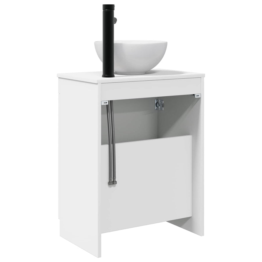 Badkamermeubel met Wasbak Wit 54 x 35 x 83 cm Bewerkt hout
