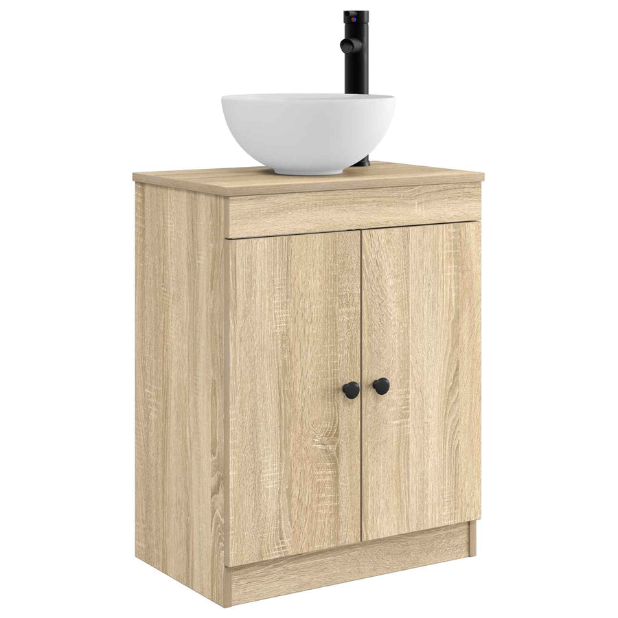 Badkamermeubel met Wasbak Sonoma Eiken 54 x 35 x 83 cm