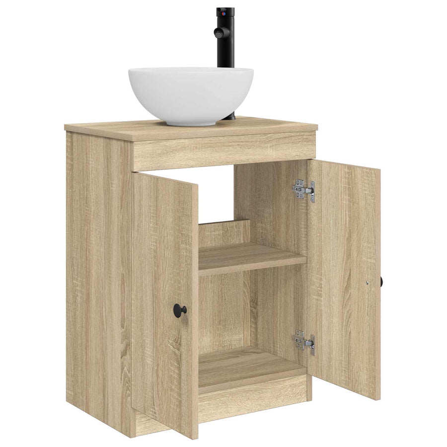 Badkamermeubel met Wasbak Sonoma Eiken 54 x 35 x 83 cm