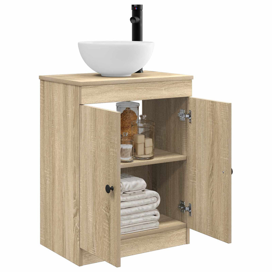 Badkamermeubel met Wasbak Sonoma Eiken 54 x 35 x 83 cm