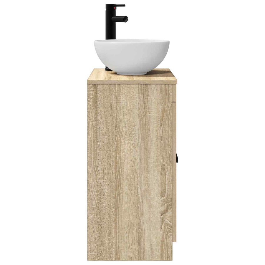 Badkamermeubel met Wasbak Sonoma Eiken 54 x 35 x 83 cm