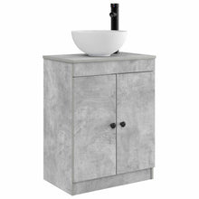 Badkamermeubel met Wasbak Betongrijs 54 x 35 x 83 cm