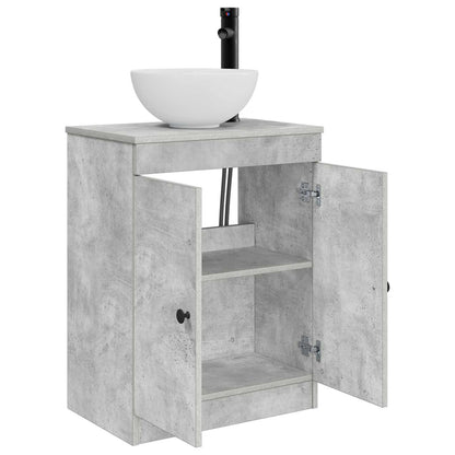Badkamermeubel met Wasbak Betongrijs 54 x 35 x 83 cm