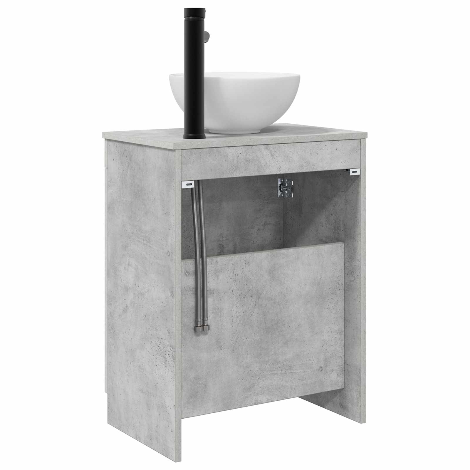 Badkamermeubel met Wasbak Betongrijs 54 x 35 x 83 cm