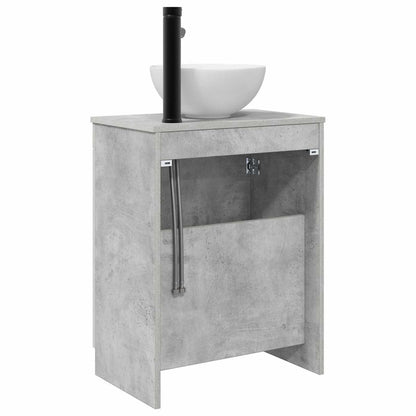 Badkamermeubel met Wasbak Betongrijs 54 x 35 x 83 cm