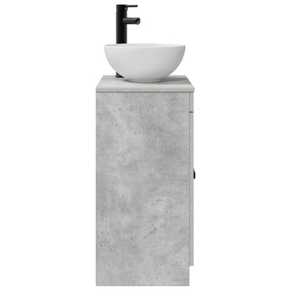 Badkamermeubel met Wasbak Betongrijs 54 x 35 x 83 cm