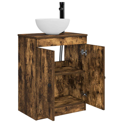 Badkamermeubel met Wasbak Gerookt eiken 54 x 35 x 83 cm