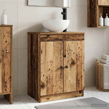 Badkamermeubel met Wasbak Oud hout 54 x 35 x 83 cm Bewerkt hout