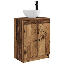 Badkamermeubel met Wasbak Oud hout 54 x 35 x 83 cm Bewerkt hout