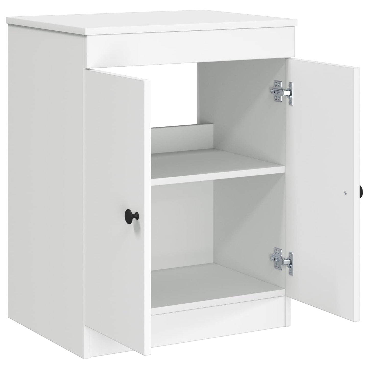 Badkamerkast Wit 54 x 41 x 70 cm Bewerkt hout
