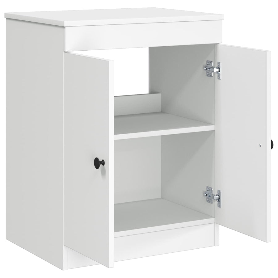 Badkamerkast Wit 54 x 41 x 70 cm Bewerkt hout