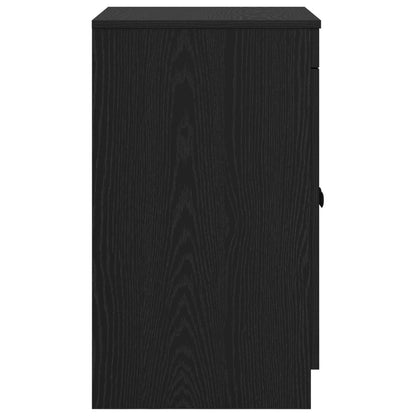 Badkamerkast Zwart 54 x 41 x 70 cm Bewerkt hout