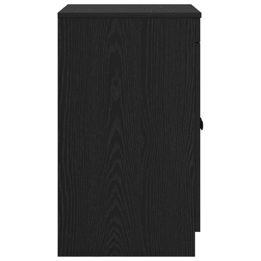 Badkamerkast Zwart 54 x 41 x 70 cm Bewerkt hout