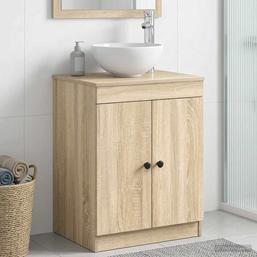 Badkamerkast Sonoma Eiken 54 x 41 x 70 cm Bewerkt hout