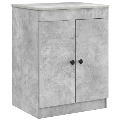 Badkamerkast Betongrijs 54 x 41 x 70 cm Bewerkt hout